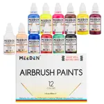 Sada barev pro airbrush Meeden 12x30ml