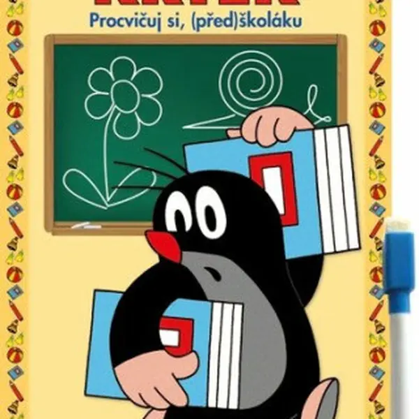 Krtek - Procvičuj si (před)školáku... Procvičovací sešit stíratelný