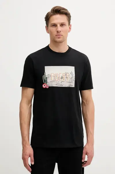 Bavlněné tričko Guess