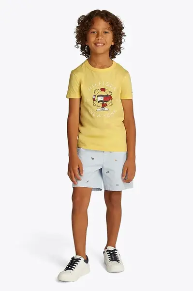 Dětské bavlněné tričko Tommy Hilfiger