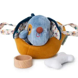 Lilliputiens pejsek Jules v pelíšku