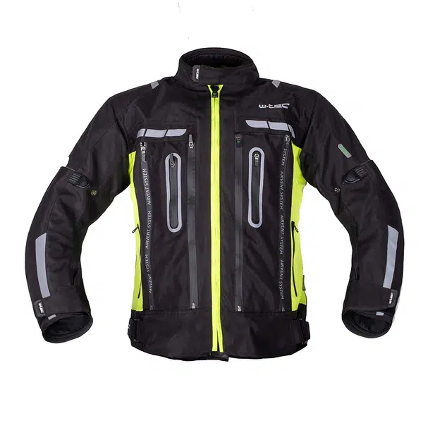 Moto bunda W-TEC Gelnair EVO černá-fluo 5XL