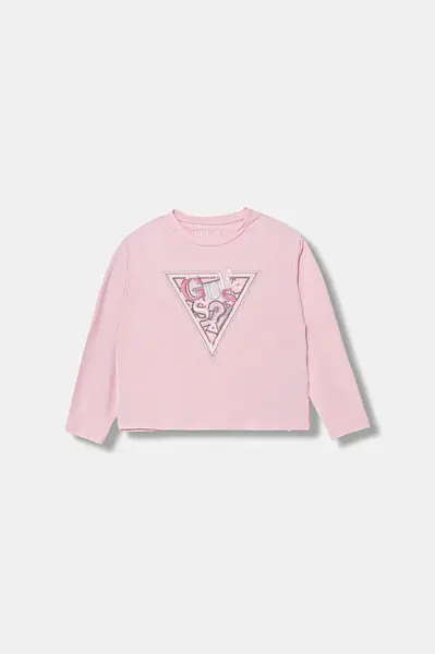 Dětské tričko s dlouhým rukávem Guess