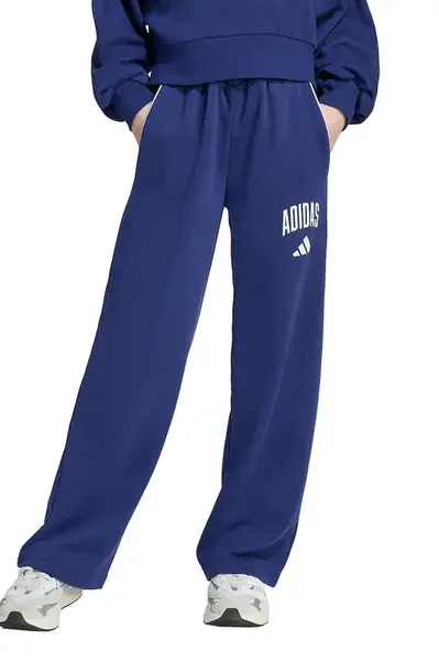 Dětské tepláky adidas tmavomodrá barva, s potiskem, JM1539