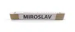 MAGG Skladací metr PATRIK, 2 m Jméno na metru: MIROSLAV