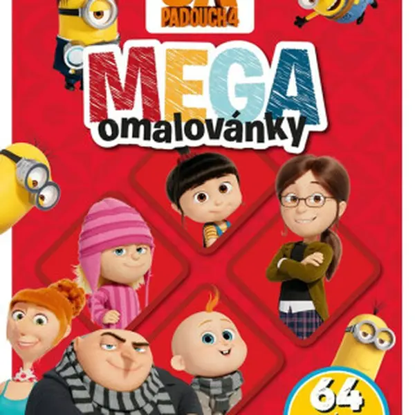 Já padouch 4 - Mega omalovánky