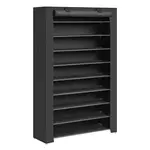 Boxxx REGÁL NA BOTY, černá, 88/160/28 cm