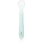 BabyOno Silicone Spoon 6m+ lžička pro děti Mint 1 ks
