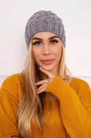 Kesi Fleecová čepice Agnes K239 světle šedá
