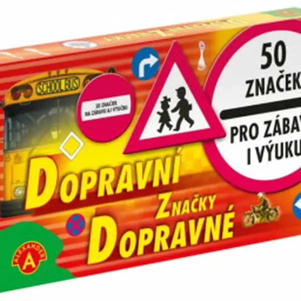 Dopravní značky pro děti - sada 50 ks