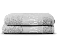 Bavlnený uterák Pirates of the Barbertime Towel With Barbertime Logo 50 x 90 cm - šedý + darček zadarmo