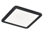 Stropné LED osvetlenie Camillus 30x30 cm, štvorcové, čierne%