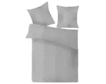 Obliečky Alla 140x200 cm, grafický vzor, šedo-biele renforcé%