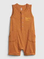 GAP Baby overal gen good shorty one-piece Oranžová
