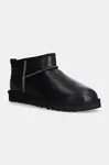 UGG Kožené sněhule UGG Classic Ultra Mini Lthr Regen