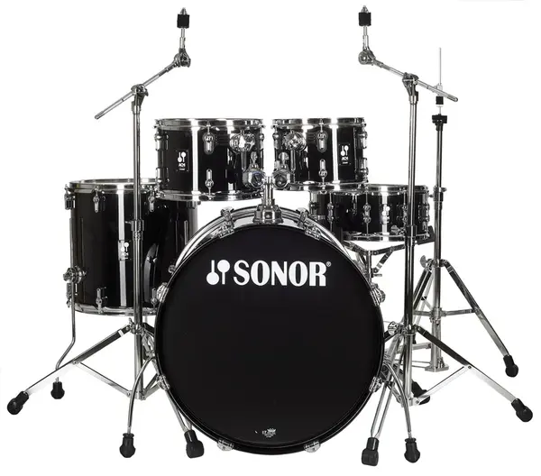 Sonor AQ1 Piano Black Stage Set