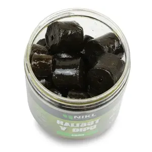Nikl pelety v dipu black halibut - 15+20 mm 250 g corn