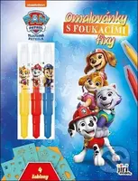 Omalovánky s foukacími fixy Tlapková patrola - kniha z kategorie Omalovánky, vystřihovánky, papír