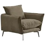 Livetastic KŘESLO, textil, hnědá