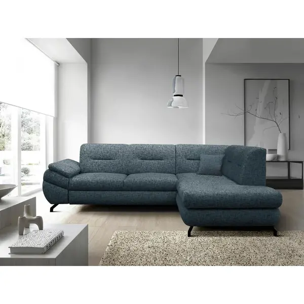 MID.YOU ROHOVÁ SEDAČKA, textil, modrá