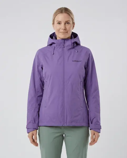 Husky Neoni L S, purple Dámská hardshell bunda