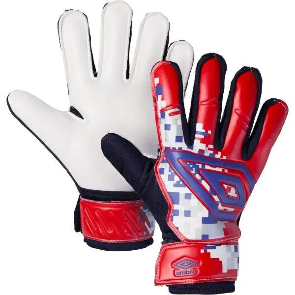 Umbro FORMATION GLOVE - JNR Dětské brankářské rukavice, červená, velikost