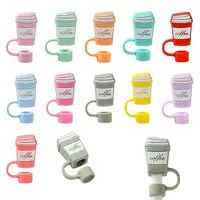 11Pcs 11 Colors Silicone Straw Cap