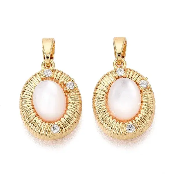 Natural White Shell Pendants