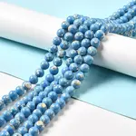 Synthetic Turquoise and Sea Shell Assembled Beads Strands