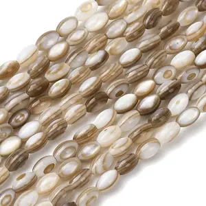 Natural Freshwater Shell Beads Strands
