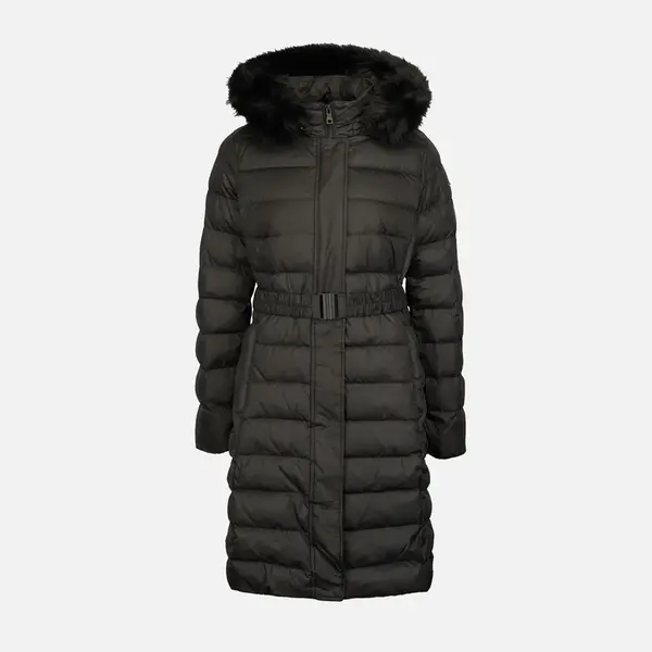 Black Women's Down Jacket Geox Catria - Women's