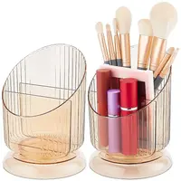 Transparent Plastic Makeup Brush Storage Organizer