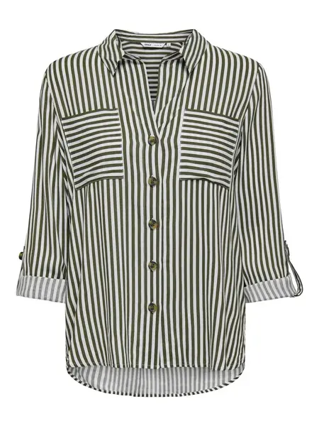 ONLY Blúzka 'ONLYasmin'  jedľová / biela