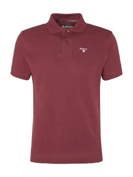 Barbour Tričko  bordová / biela