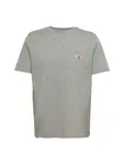 Carhartt WIP Tričko  sivá melírovaná