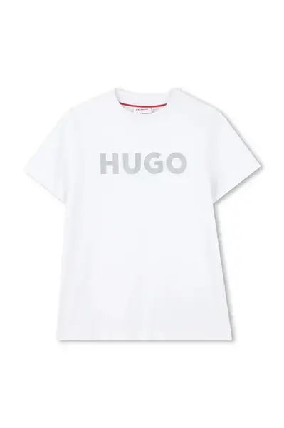 Dětské bavlněné tričko HUGO