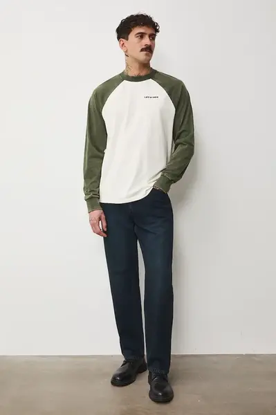 Bavlněné tričko s dlouhým rukávem Medicine