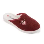 Dámské domácí ortopedické pantofle s výšivkou srdce vel. 39