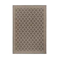 KOBEREC TKANÝ NA PLOCHO, 160/230 cm hnědá, krémová