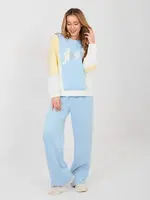 Světle modrá tepláková souprava