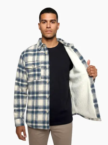 Husky Givi M XXL, blue Pánská flanelová košile