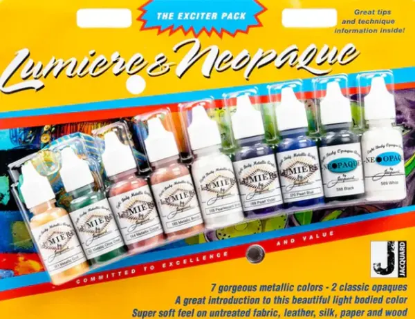 Sada barev na textil Lumiere a Neopaque Exciter pack