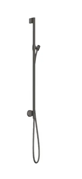 Axor One - Sprchová tyč 97 cm so sprchovou hadicou, kefovaný čierny chróm 48792340