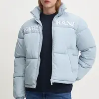 Bunda Karl Kani dámská, modrá barva, zimní, oversize, 61760002