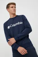 Mikina Columbia pánská, tmavomodrá barva, melanžová