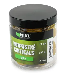 Nikl rozpustné criticals boilie corn 250 ml - 24 mm