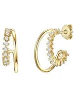 Glanzstücke München Náušnice  zlatá / strieborná