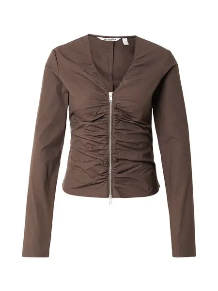 WEEKDAY Blúzka  hnedá