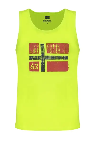 Zelené tílko s norskou vlajkou