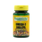 Veganicity Omega-3 DHA: EPA 500 mg olej z morských rias 60 vegan kapsúl